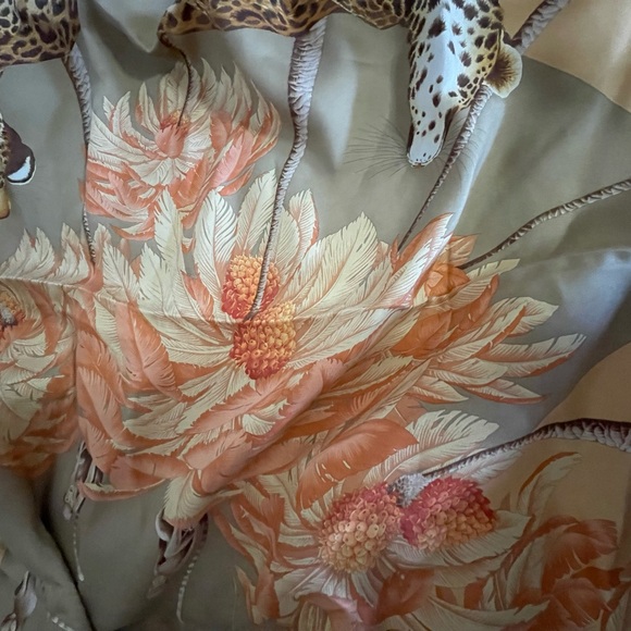 Salvatore Ferragamo Leopard Silk Scarf - Picture 11 of 14